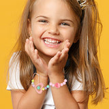 Beaded Necklaces and Bracelets for Girls, Favors Bags for Toddlers 6 Unique Sets